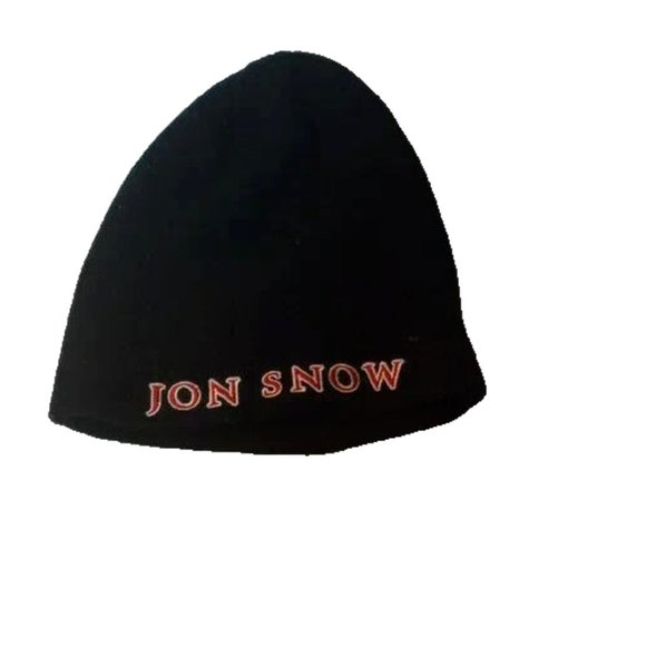 Jon snow beanie Game of Thrones Black one size fit all Unisex Official Merch - Picture 2 of 4